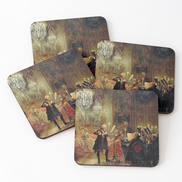 Item preview, Frederick the Great Playing the Flute at Sanssouci (detail)⁠⁠⁠⁠⁠⁠ - Adolph Menzel designed and sold by darkgothicart.