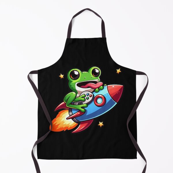 Item preview, Frog riding rocket designed and sold by Shtex.