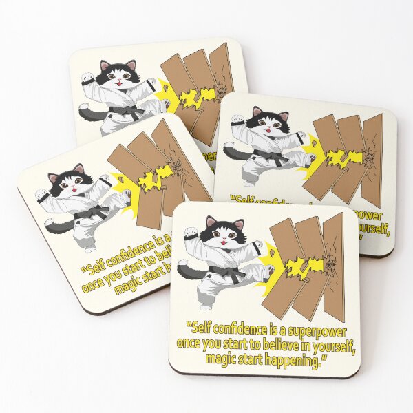 Item preview, cat karate side kick designed and sold by Everyday_wonder .