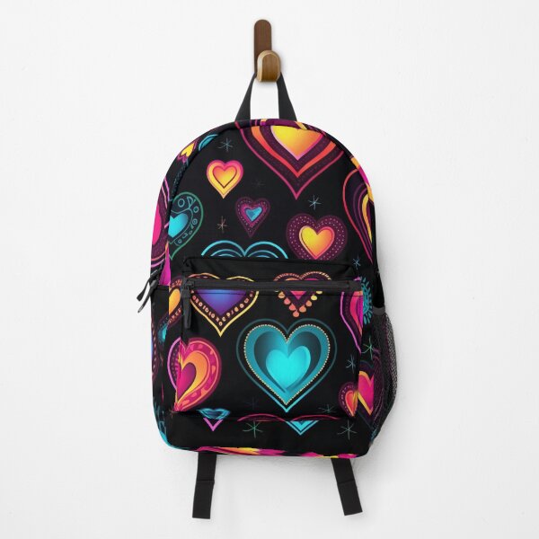 Item preview, Declaration of love love heart hearts neon colorful black designed and sold by G-M-Designs.