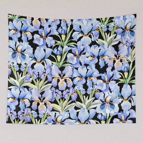 Item preview, Blue Iris - Hope and Faith Cluster Pattern designed and sold by OrganizeMe.