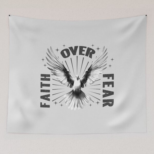 Item preview, Faith Over Fear Dove Christian designed and sold by stylesip.