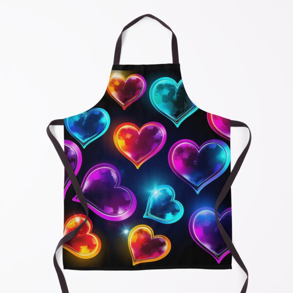 Item preview, Declaration of love love heart hearts neon colorful black designed and sold by G-M-Designs.