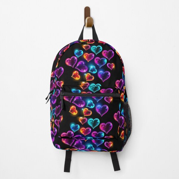 Item preview, Declaration of love love heart hearts neon colorful black designed and sold by G-M-Designs.