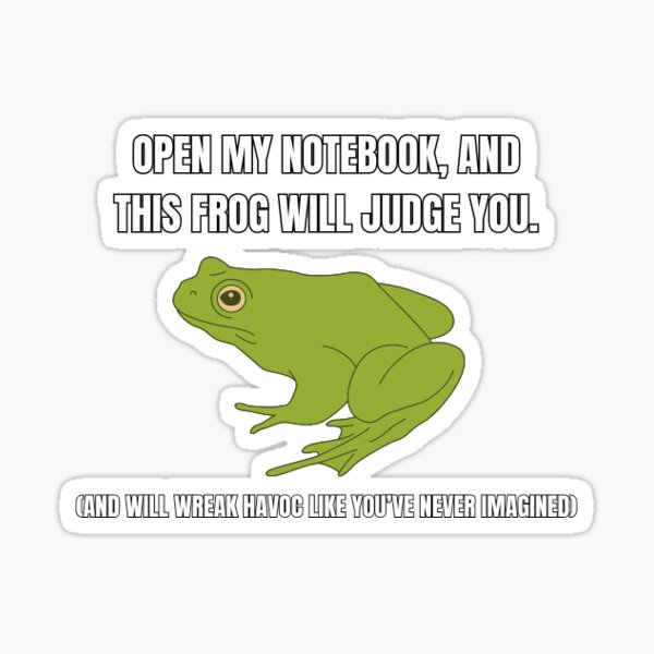 Item preview, do not open notebook designed and sold by julestheaxolotl.