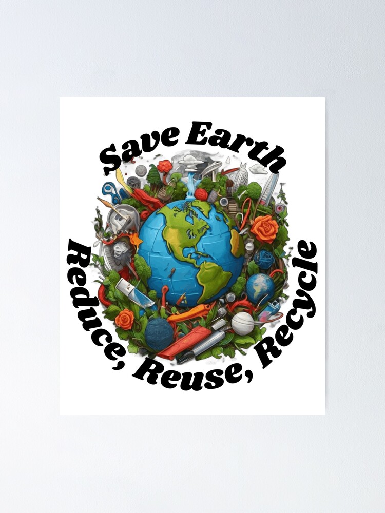 Reduce Reuse Recycle Poster