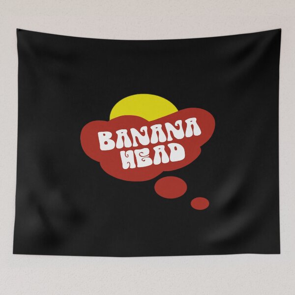 Item preview, Big red thought bubble in funky trendy BANANA HEAD designed and sold by vibeno1.