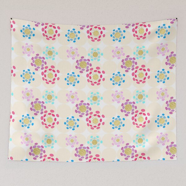 Item preview, Dot Blossoms on Dot Field  designed and sold by JaygiesDesign.