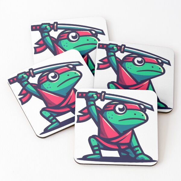 Item preview, Cool Simple Ninja Samurai Frog  designed and sold by TomFrontierArt.