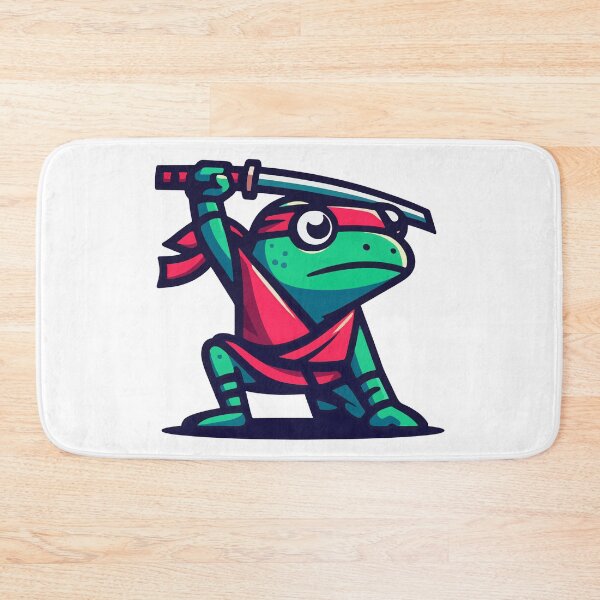 Item preview, Cool Simple Ninja Samurai Frog  designed and sold by TomFrontierArt.