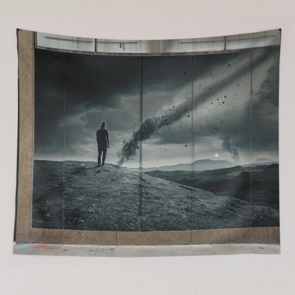 Item preview, Man in Desert Stencil Graffiti designed and sold by Bomax121.