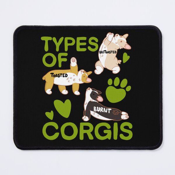 Item preview, Corgi Untoasted Toasted Burnt designed and sold by DrawsCutePaws.