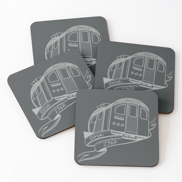 Item preview, 1962 Stock Underground Train Silver designed and sold by KarenBakerArt.