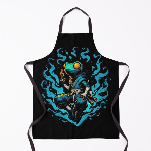 Item preview, Cool Ninja Samurai Frog Anime Ink designed and sold by TomFrontierArt.