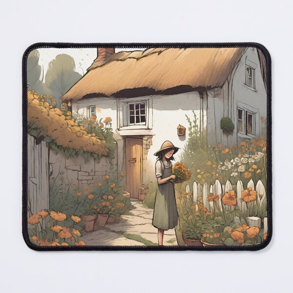 Item preview, Country Cottage Picking Flowers designed and sold by Paul Burrows.