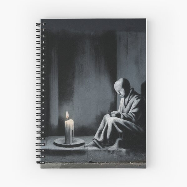Item preview, Man with a candle Stencil Graffiti designed and sold by Bomax121.