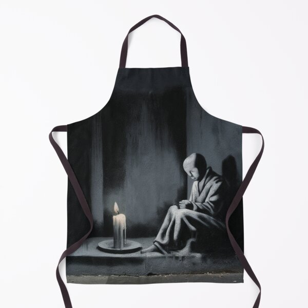 Item preview, Man with a candle Stencil Graffiti designed and sold by Bomax121.