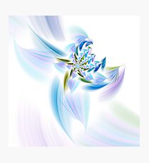 Fractal flower Photographic Print