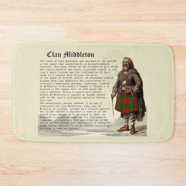 Item preview, Middleton Scottish Clan History  designed and sold by BagTown Clans.