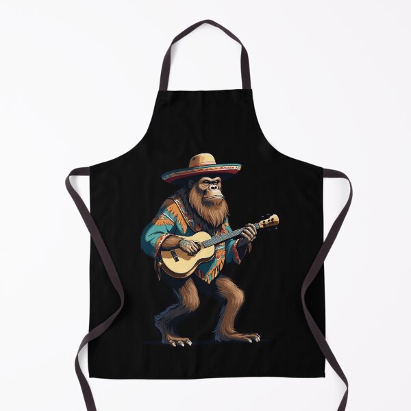 Item preview, Bigfoot Mexican Mariachi Guitarist Fiesta designed and sold by LuminOrb.