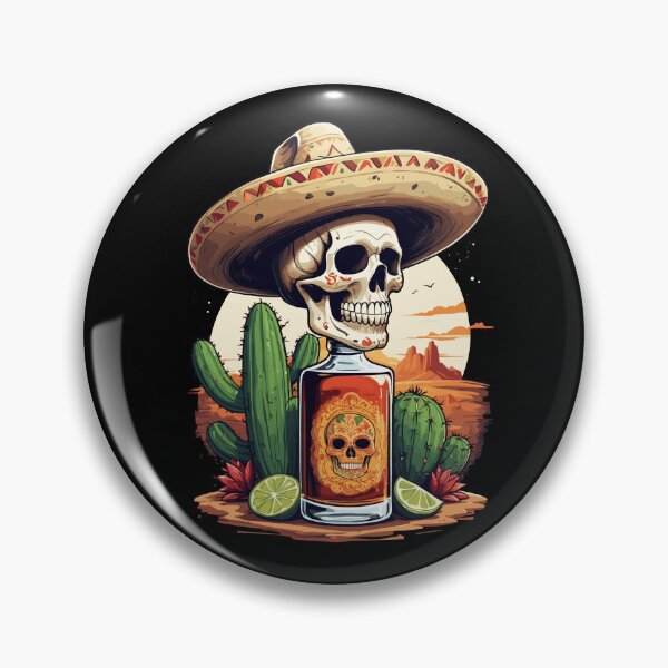 Item preview, Skull Tequila Drink Cinco De Mayo Mexico Celebration designed and sold by LuminOrb.