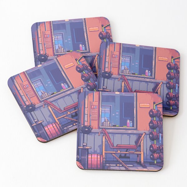 Item preview, Gym - Pixel art designed and sold by octoboobs.