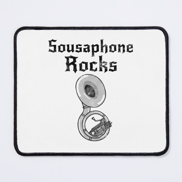 Item preview, Sousaphone Rocks, Sousaphonist Heavy Rock Brass Musician designed and sold by doodlerob.