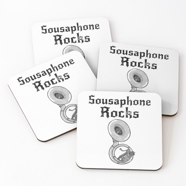 Item preview, Sousaphone Rocks, Sousaphonist Heavy Rock Brass Musician designed and sold by doodlerob.