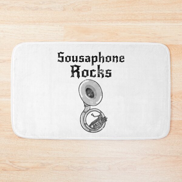 Item preview, Sousaphone Rocks, Sousaphonist Heavy Rock Brass Musician designed and sold by doodlerob.