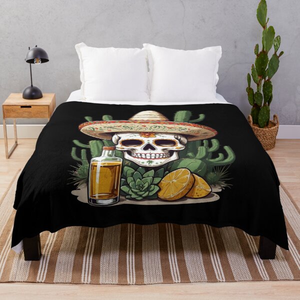 Item preview, Cinco De Mayo Skull Tequila Mexico Style designed and sold by LuminOrb.