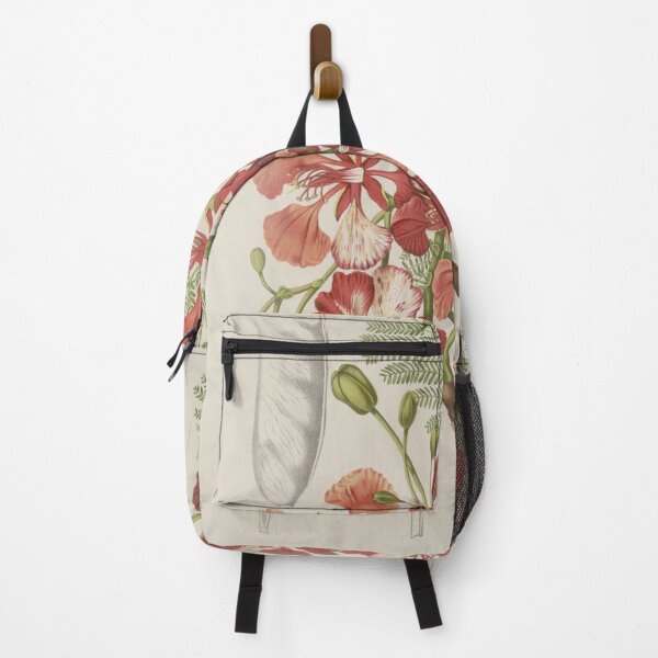 Item preview, Red Flower vintage scientific illustration designed and sold by Lacasadellora.