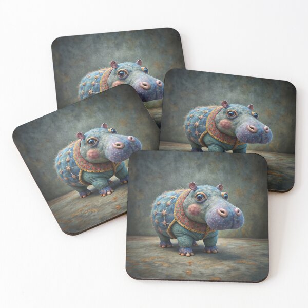 Item preview, Cute Hippo Surreal Fantasy designed and sold by Lelijo.