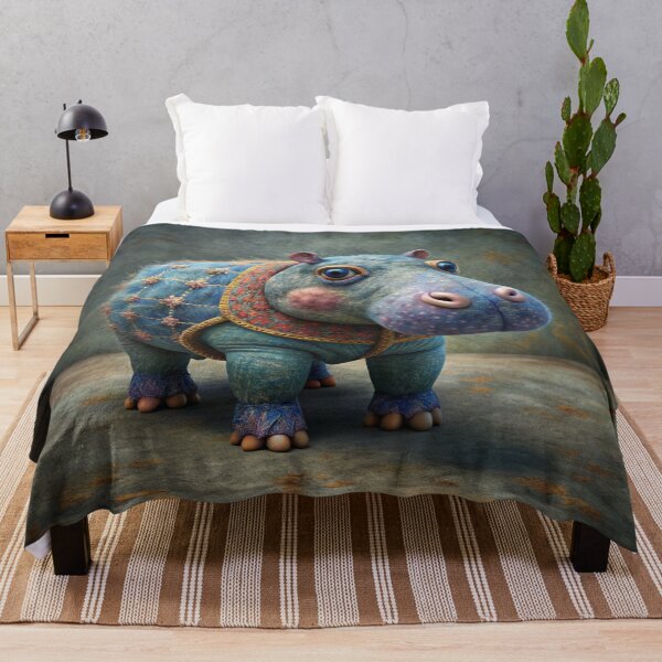 Item preview, Cute Hippo Surreal Fantasy designed and sold by Lelijo.