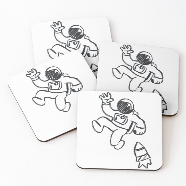 Item preview, Astronault and his rocket designed and sold by Lemon-Monday.