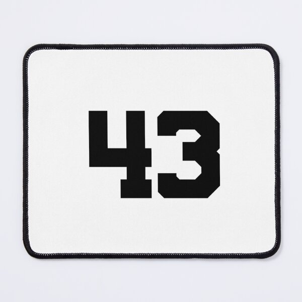 Item preview, 43, forty-three, black, University designed and sold by Numbers-Art.