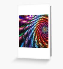 Rainbow flower Greeting Card