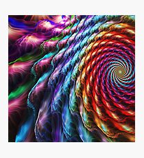 Rainbow flower Photographic Print