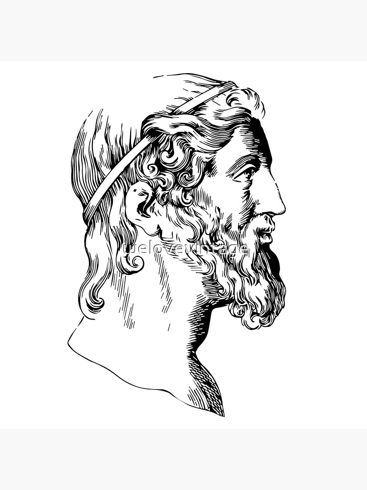 "Aristotle Illustration" Poster by welovevintage | Redbubble