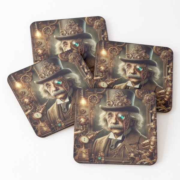 Item preview, Albert Einstein Steampunk  designed and sold by sevenmountains.