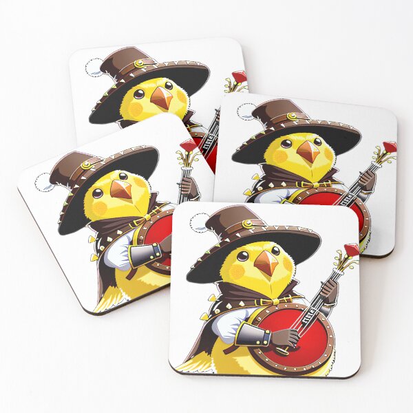 Item preview, Lute-Wielding D20 DND Bard Class Furry Canary Bird designed and sold by thejoyker1986.
