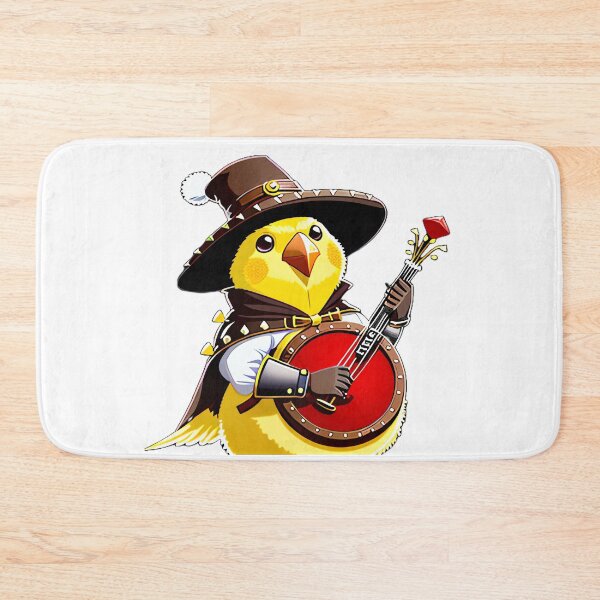 Item preview, Lute-Wielding D20 DND Bard Class Furry Canary Bird designed and sold by thejoyker1986.