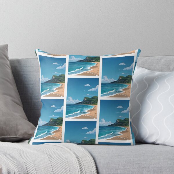 Item preview, Glyfada Beach Tranquility: Greek Coastal Escape designed and sold by NeuralVibe.