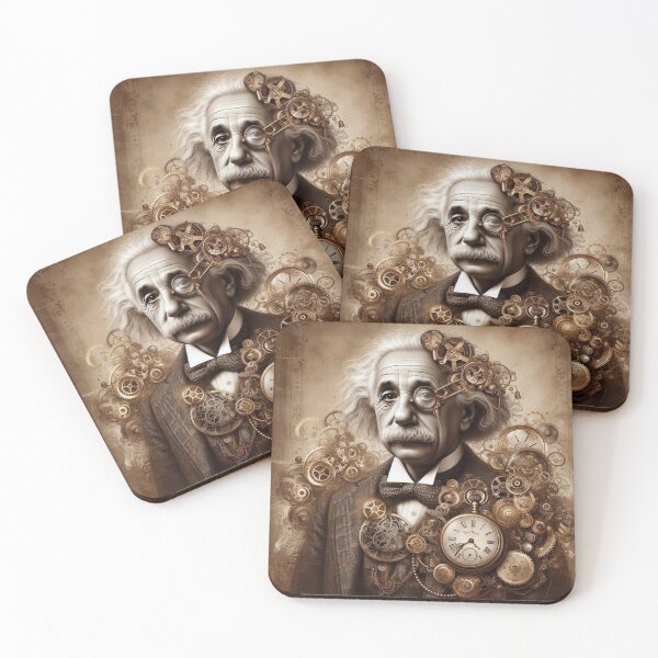 Item preview,  Albert Einstein Steampunk  designed and sold by sevenmountains.
