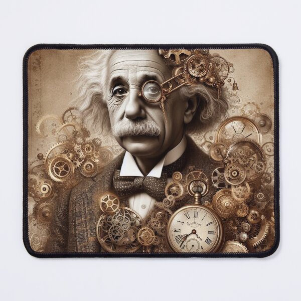 Item preview,  Albert Einstein Steampunk  designed and sold by sevenmountains.
