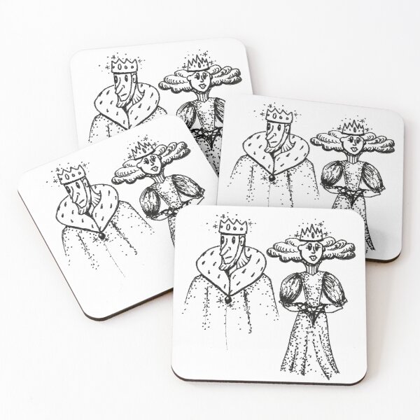 Item preview, Royal King and Queen Doodle designed and sold by Nalinne Jones.