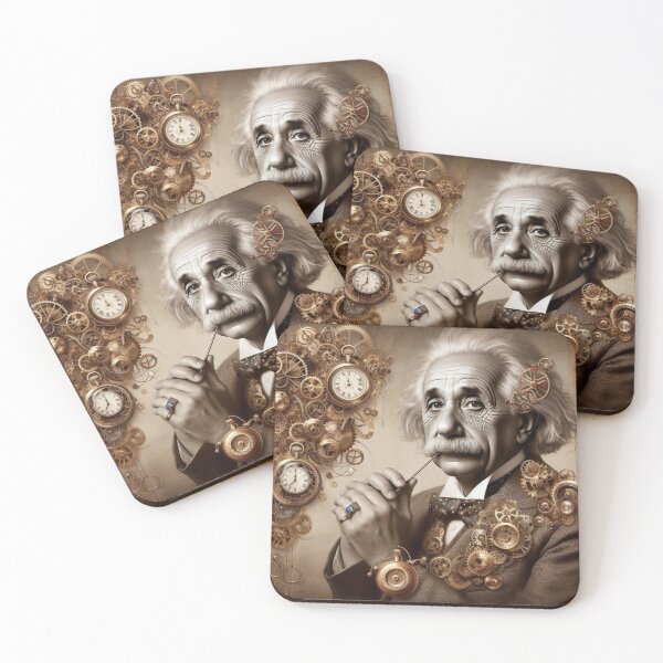 Item preview,  Albert Einstein Steampunk  designed and sold by sevenmountains.