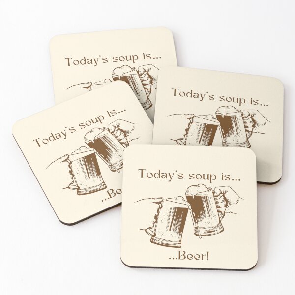 Item preview, Today’s soup is… Beer! designed and sold by Silver Lining Gift Co..
