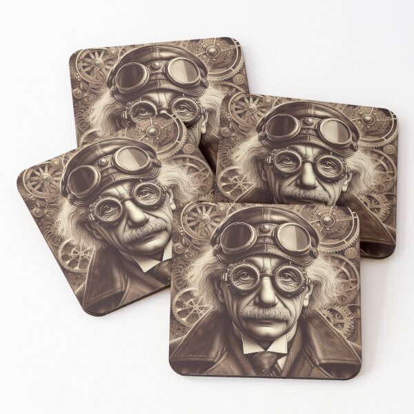 Item preview, Albert Einstein Steampunk designed and sold by sevenmountains.