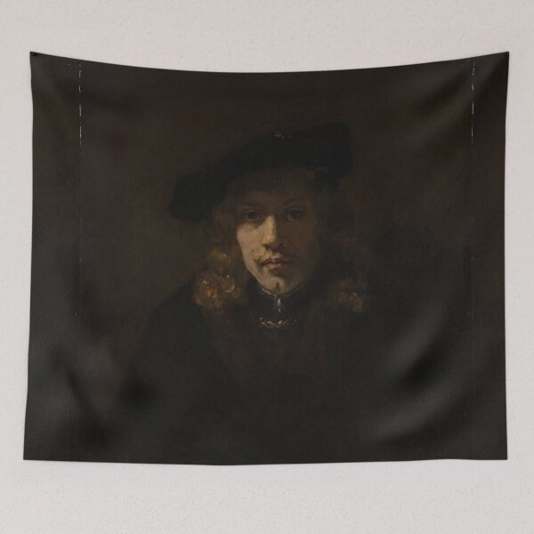 Item preview, 17th century Man in a Beret after Rembrandt designed and sold by Vintage Designs +.