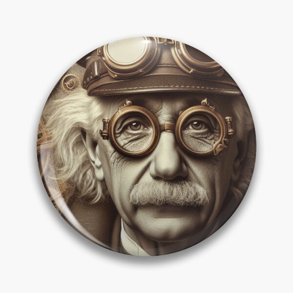 Item preview, Albert Einstein Steampunk  designed and sold by sevenmountains.